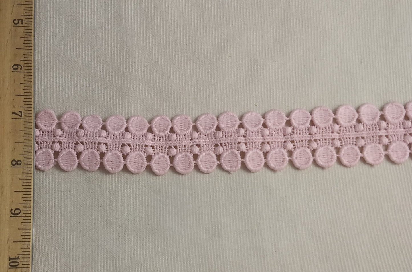 Lace #801C #Pink #Weave #Cotton #3yd