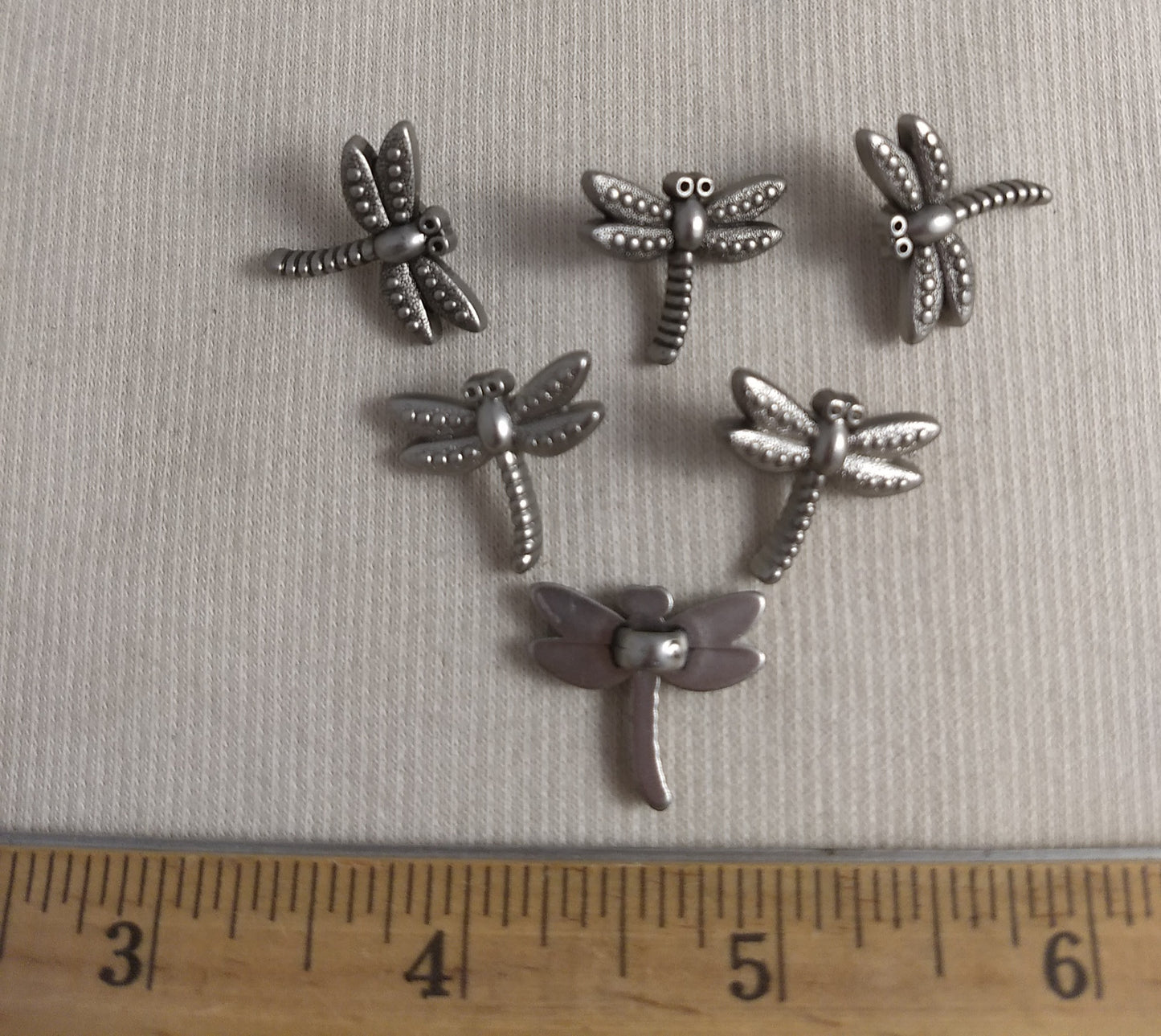Button #Y5826 #Shank #Silver #Insect #Abs #44pc