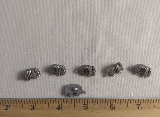 Button #Y5820 #Shank #Silver #Animal #Abs #24pc