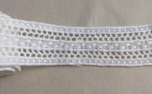 Lace #1275 #White #Stitching #Crochet #Cotton #4yd