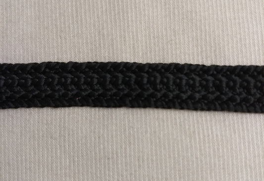 Ribbon #111125 #Black #Scalloped #Braid #4yd