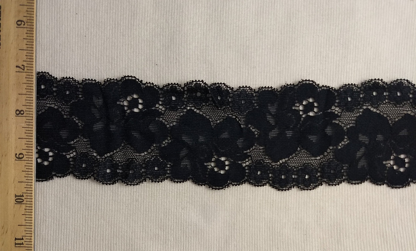 Lace #20241 #Black #Floral #Nylon #4yd