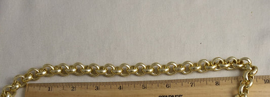 Chain #1209 #Gold #Imitation #Aluminum #1yd