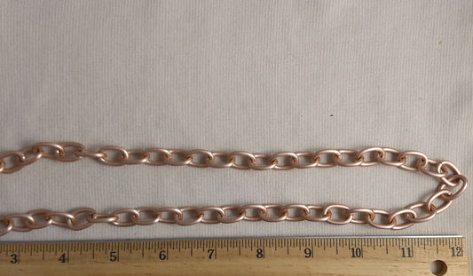 Chain #9601 #Copper #Oval #Aluminum #1yd