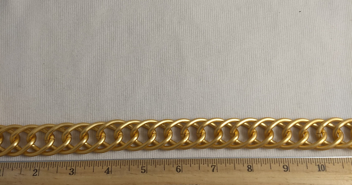 Chain 1210-2 #Gold #Chunky #Links #Aluminum #2yd