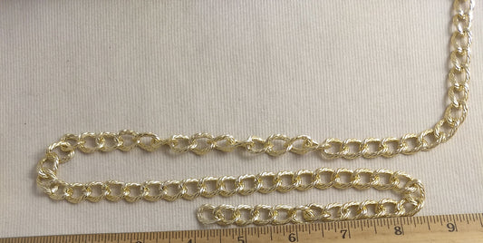 Chain #Honde161024-1  #Gold #Links #Aluminum #1yd