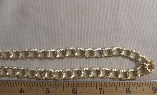 Chain #Honde141027-4  #Gold #Links #Aluminum #1yd
