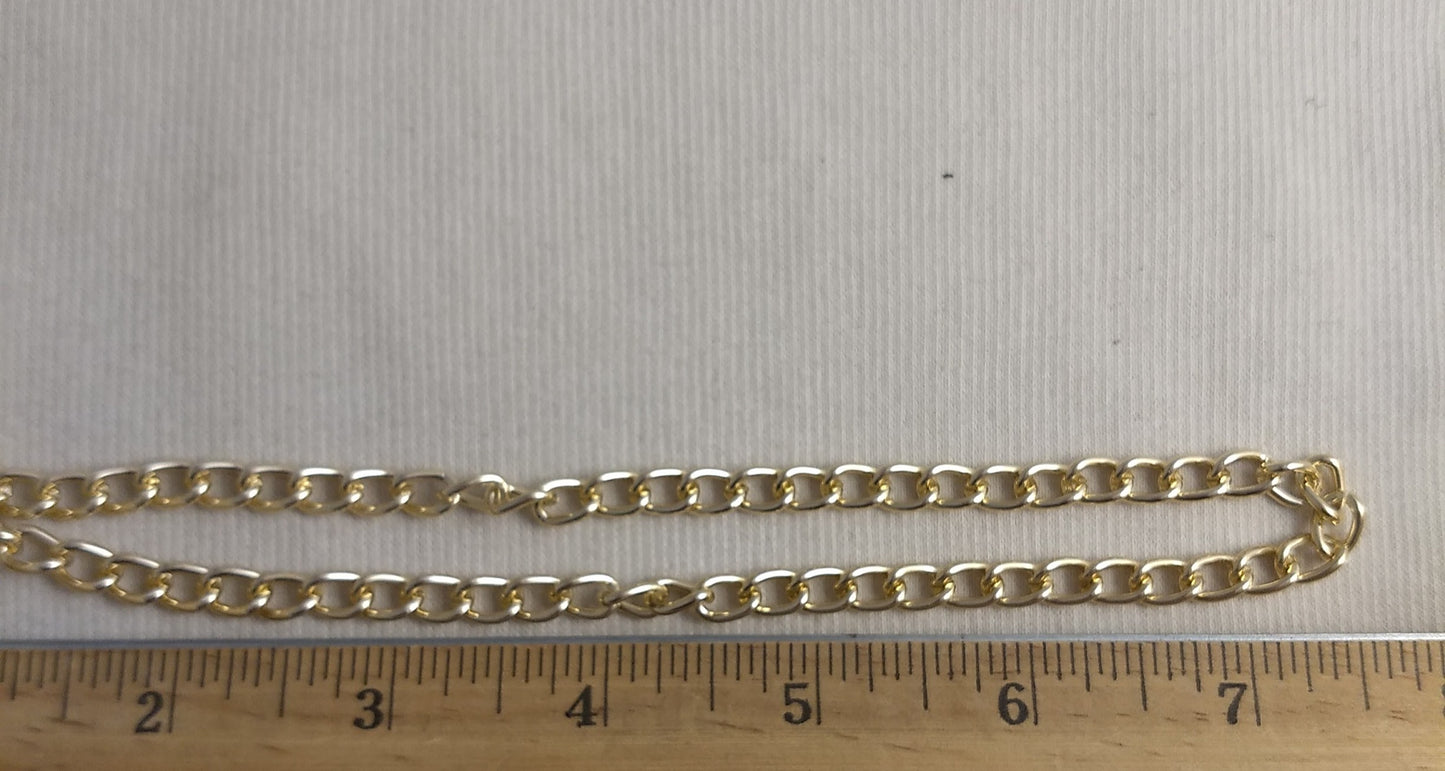 Chain #Hdwt #Gold #Links #Aluminum #2yd
