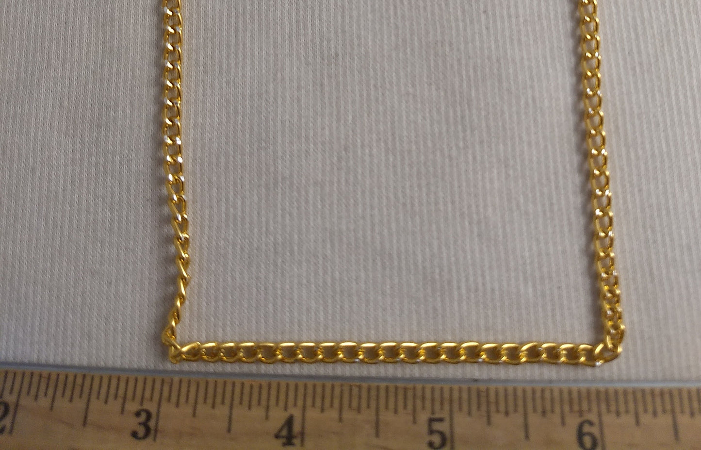 Chain #1010C #Gold #Plated #Links #Aluminum #1yd
