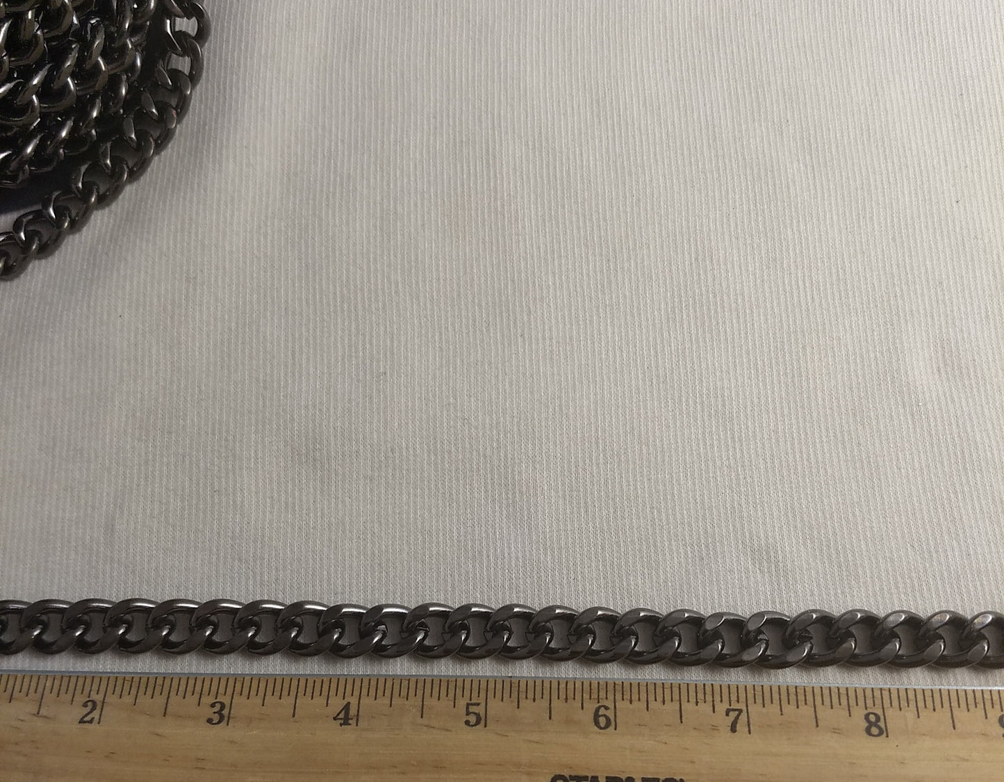 Chain #311 #Gray #Gunmetal #Oval #Chunky #Links #Alloy 1yd