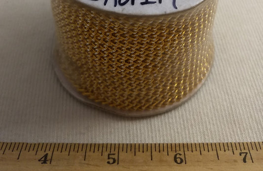 Chain #1010D #Gold #Plated #Links #Aluminum #1yd