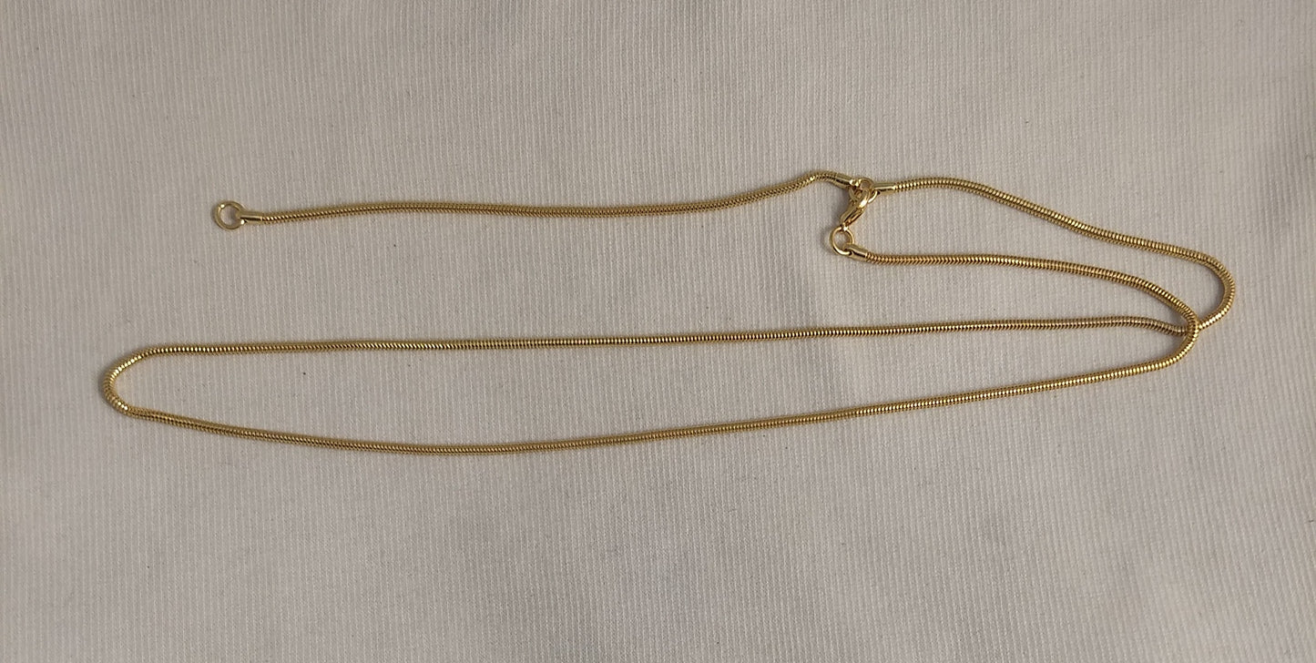 Chain Belt#1291 Gold #Lobster-Claw #Aluminum #1pc