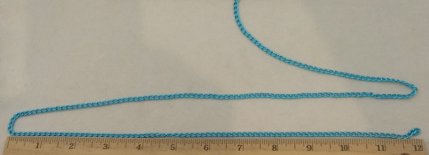 Chain #613 #Blue #Aluminum #1yd