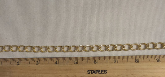 Chain #9239 #Gold #Aluminum #1yd