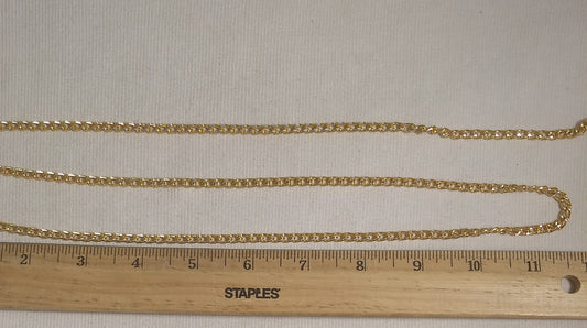 Chain #612 #Gold #Cut Aluminum #1yd