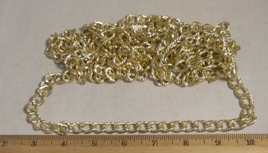 Chain #4027-1 #Gold #Links #Aluminum #1yd