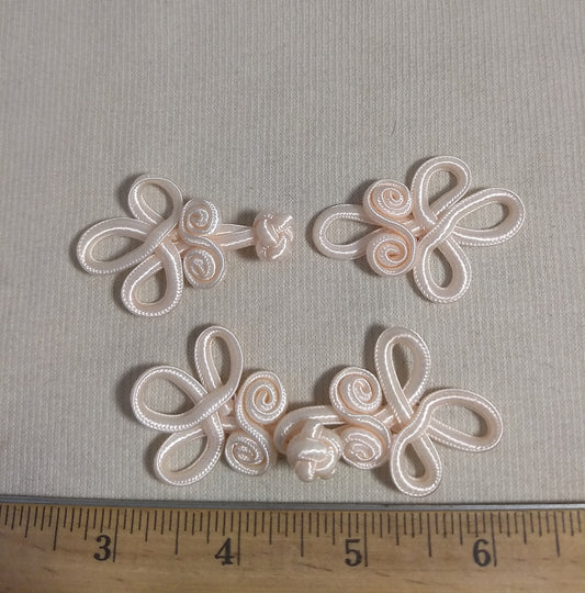 Button #Frog-0410 #Peach #Toggle #Nylon #1set #10pcs