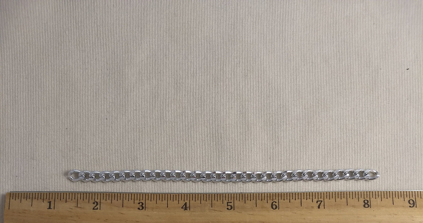 Chain #9212 #Silver #Cut #Aluminum #10pc