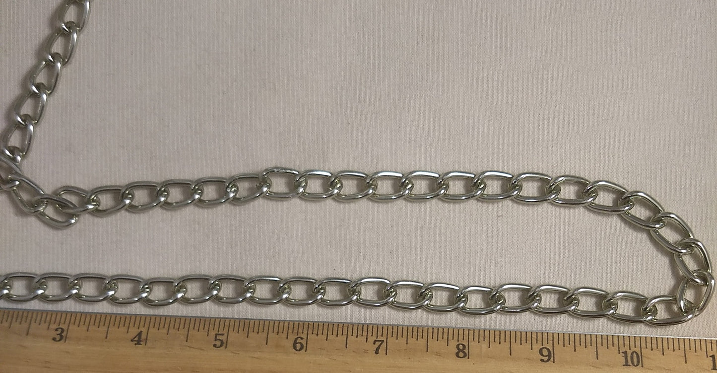 Chain #9299 #Silver #Aluminum #1yd