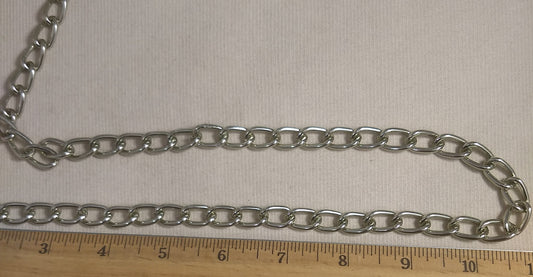 Chain #9299 #Silver #Aluminum #1yd