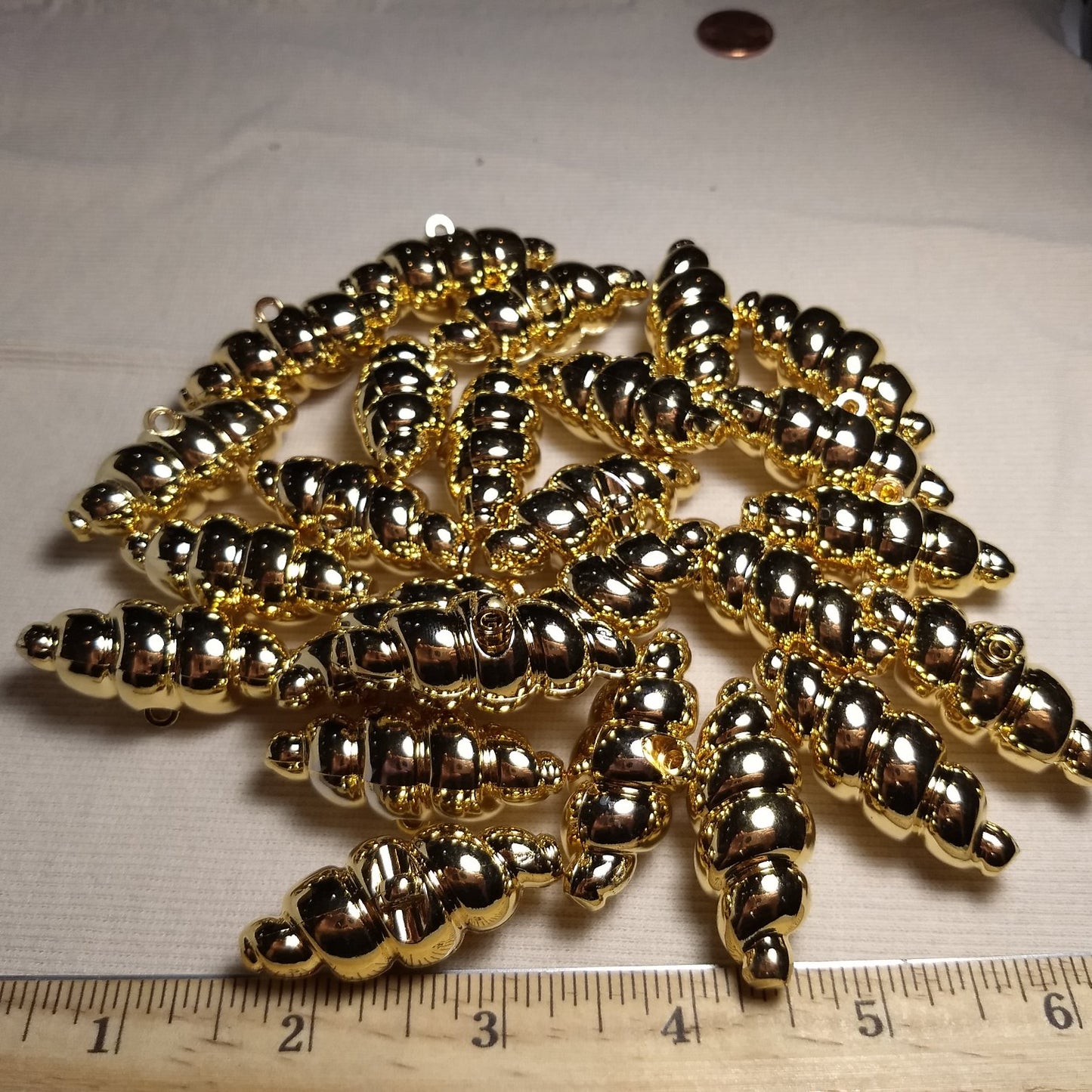 Button #82503 #Shank #Gold #Toggle #Abs #10pc