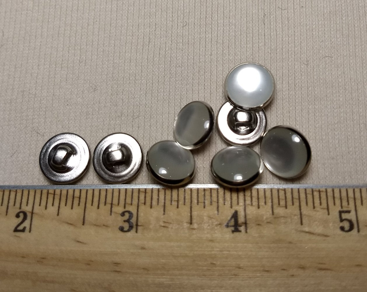 Button #1407 #Shank #Pearl #Polyester #10pc