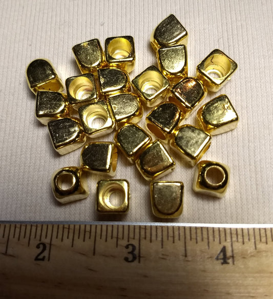 Cord End #TS117 #Gilt #Stopper #Metal #Fashion #10pc