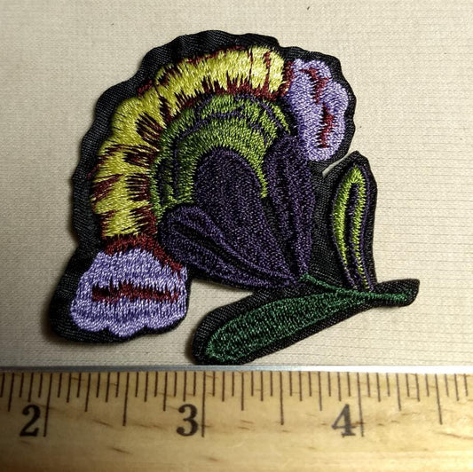 Applique #PK3034 #Purple #Flower #Patch #1pc