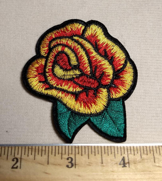 Applique #XD6259 #Yellow  #Flower #Patch #2pc