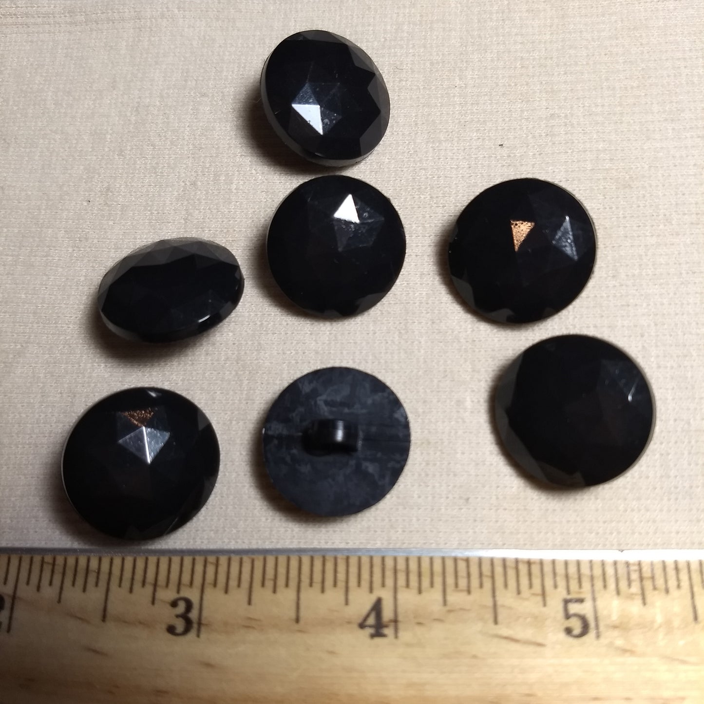 Button #7157 #Shank #Black #Nylon #10pc