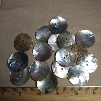 Button #Akoya #2 Hole #Shell #10pcs