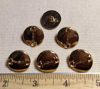 Button #26 #Shank #Gold #Metal #10pc