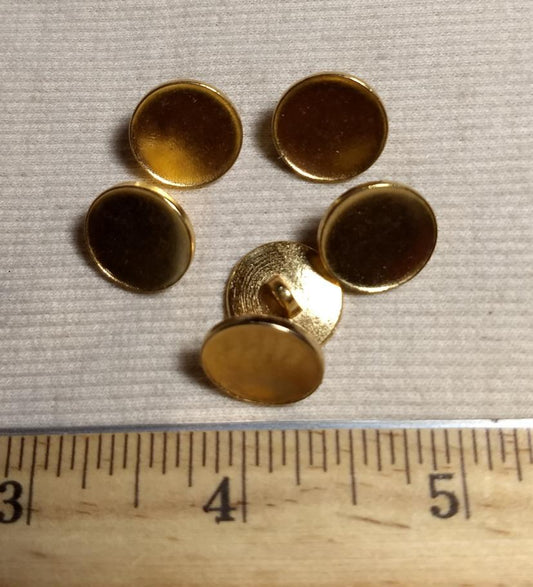 Button #AL6793 #Shank #Antique-Gold #Metal #10pc