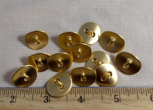 Button #CW2959 #Shank #Gold #Metal #10pc