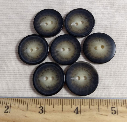 Button #2586 #2 Hole #Imitation #Horn #Polyester #10pc