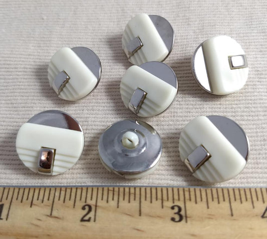 Button  #GCPG094 #Shank #White #Abs #10pc