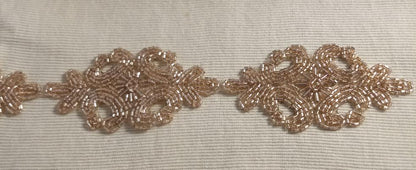 Trimming #50010 #Champagne #Wedding #Bead #1yd