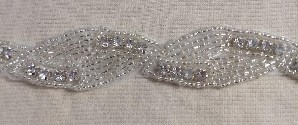 #Trimming #Rhinestone #50934 #Silver #Sequins #1yd