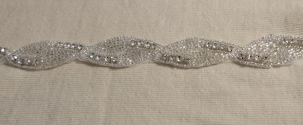 #Trimming #Rhinestone #50934 #Silver #Sequins #1yd