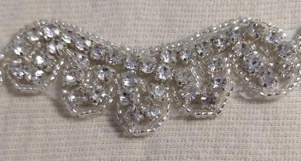 Trimming  Rhinestone #50942 #Clear #1yd