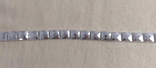 Belt-Band #A86 #Silver #Foil-Trimming  #1-Yard