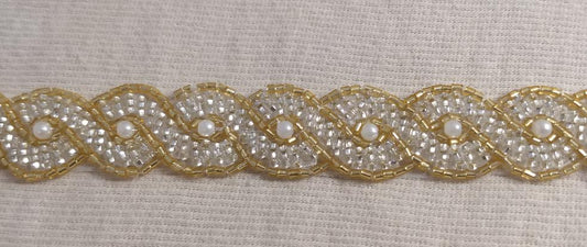 Trimming #33 #Gold #Sequin #Bead #Belt #1yd