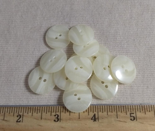 Button #98041 #2 Hole #Pearl #Polyester #10pc