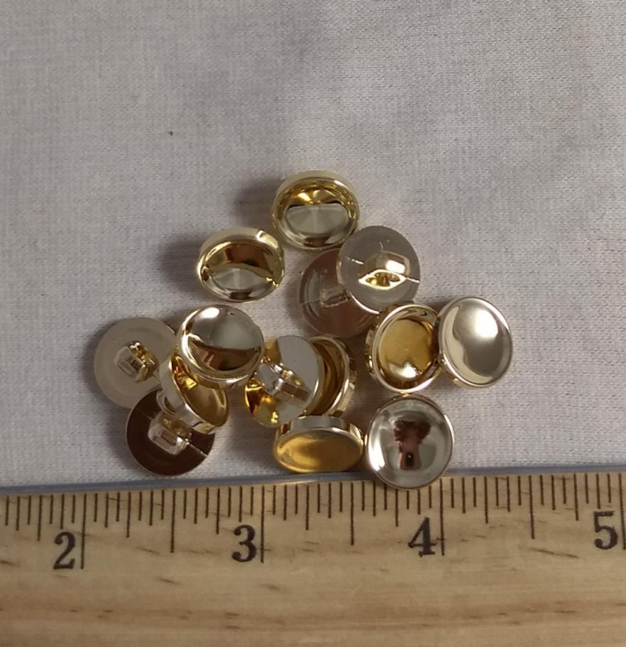 Button #EPT1002 #Shank #Gold #ABS #10pc