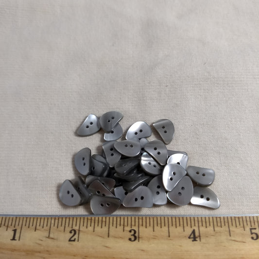 Button #SS01 #2 Hole #Grey #Imitation #Shell #10pc