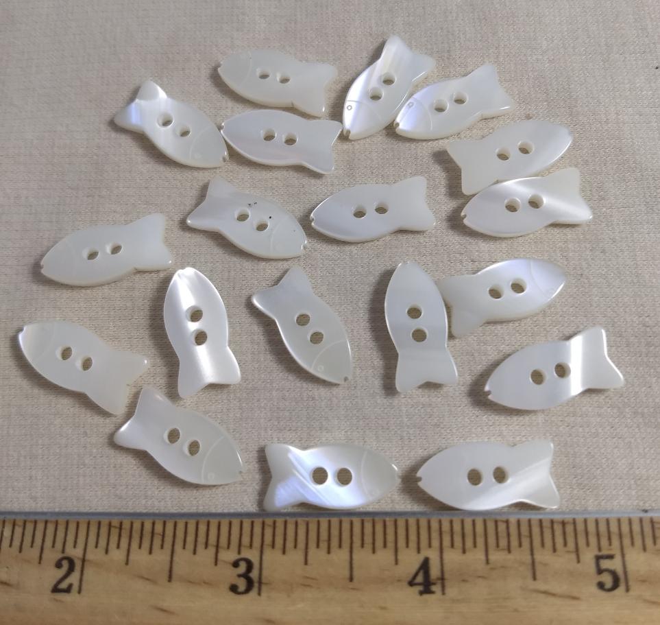 Button #SS09 #2 Hole #White #Imitation #Shell #10pc