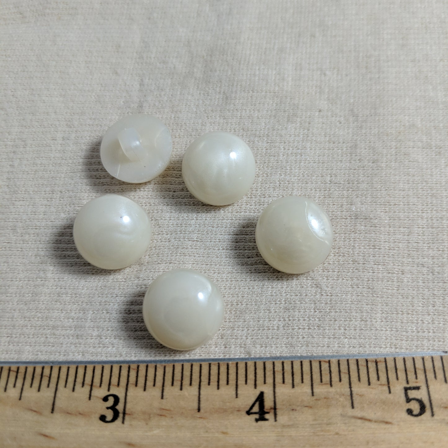 Button #EP1011 #Shank #Pearl #Halfball #Nylon #10pc