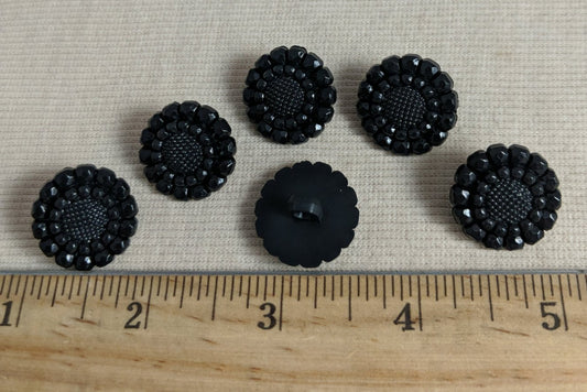 Button #611 #Shank #Black #Nylon #10pc