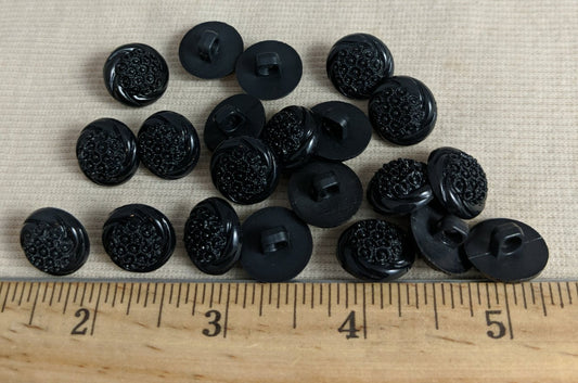 Button #NG209 #Shank #Black #Nylon #10pc