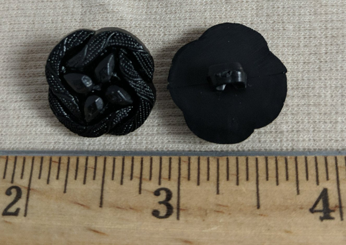 Button #612 #Shank #Black #Nylon #10pc